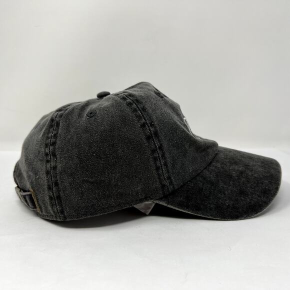Newhattan Hat Men Gray 100% Cotton Dream by Any Means Strapback Baseball Cap - Picture 9 of 11